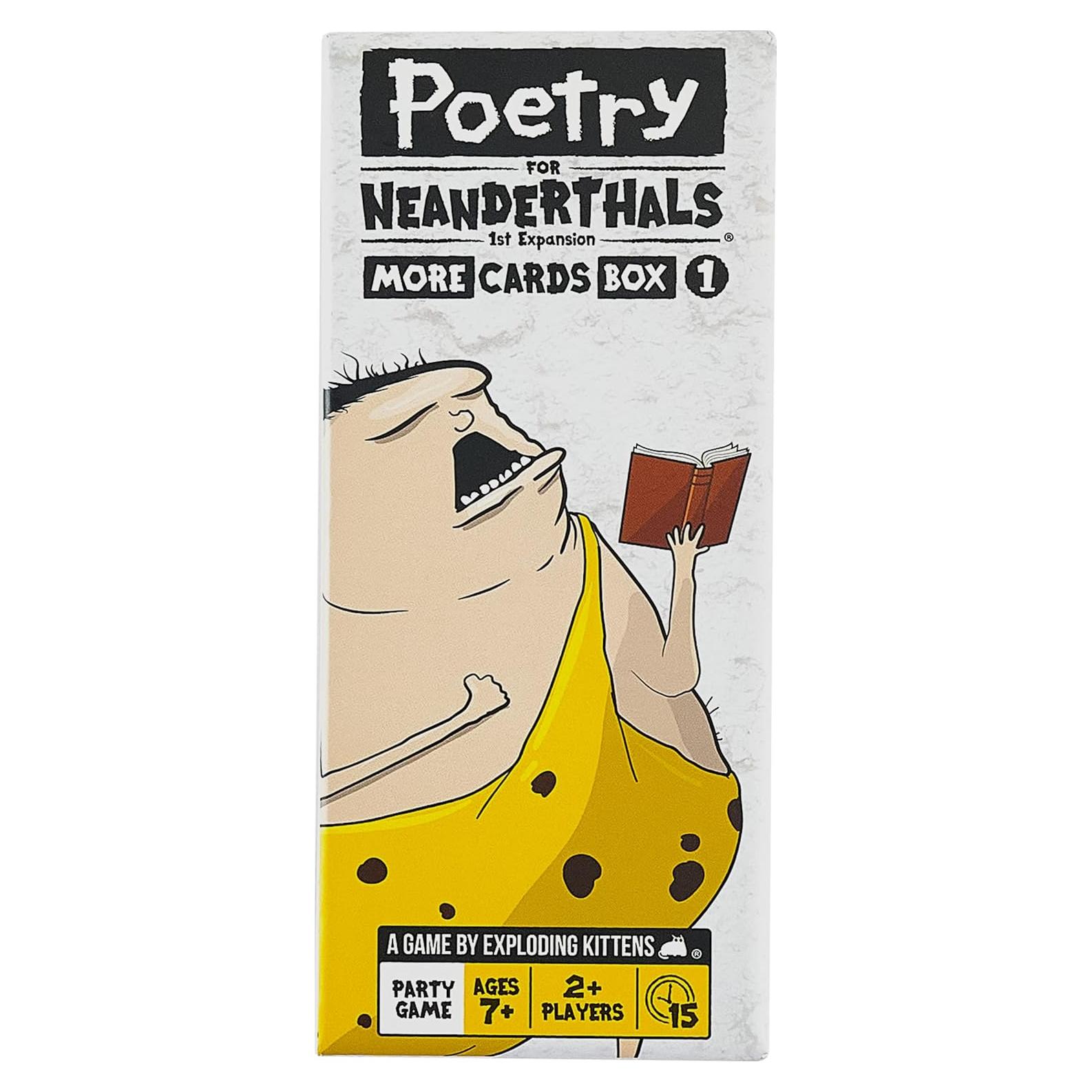 Paquete de Expansión Poesía para Neandertales Exploding Kittens - 500 Cartas
