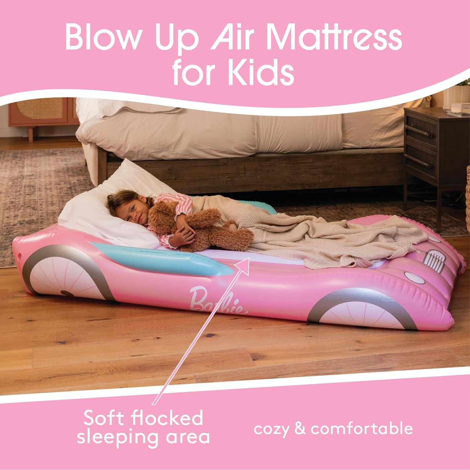 Cama de Aire Individual FUNBOY Barbie con Colchón Aterciopelado