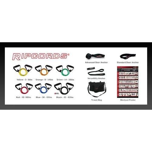 Bandas de Resistencia Ripcords con Mango Ergonómico - 28 kg