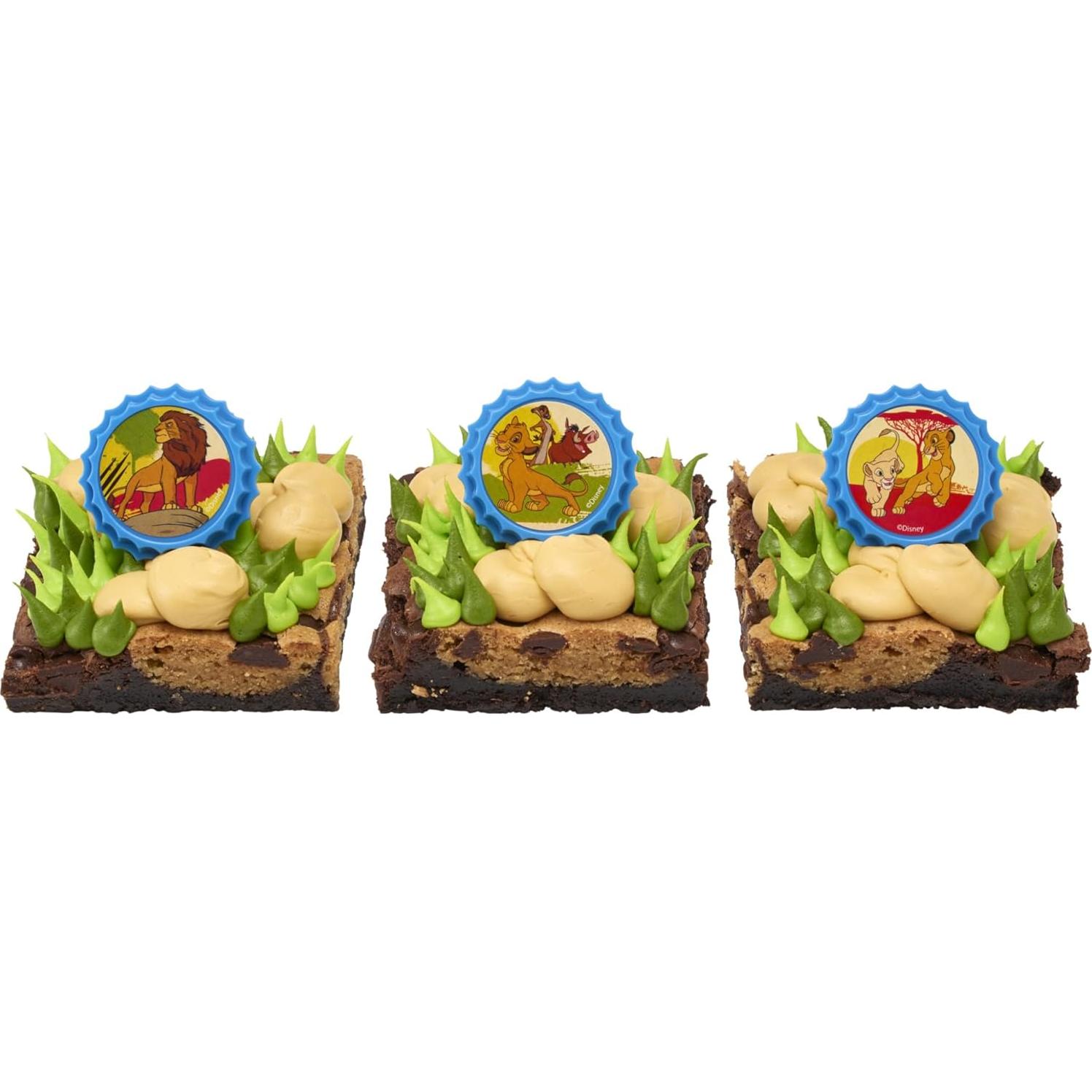 Anillos de Cupcake Disney El Rey León DecoPac - 24 Piezas