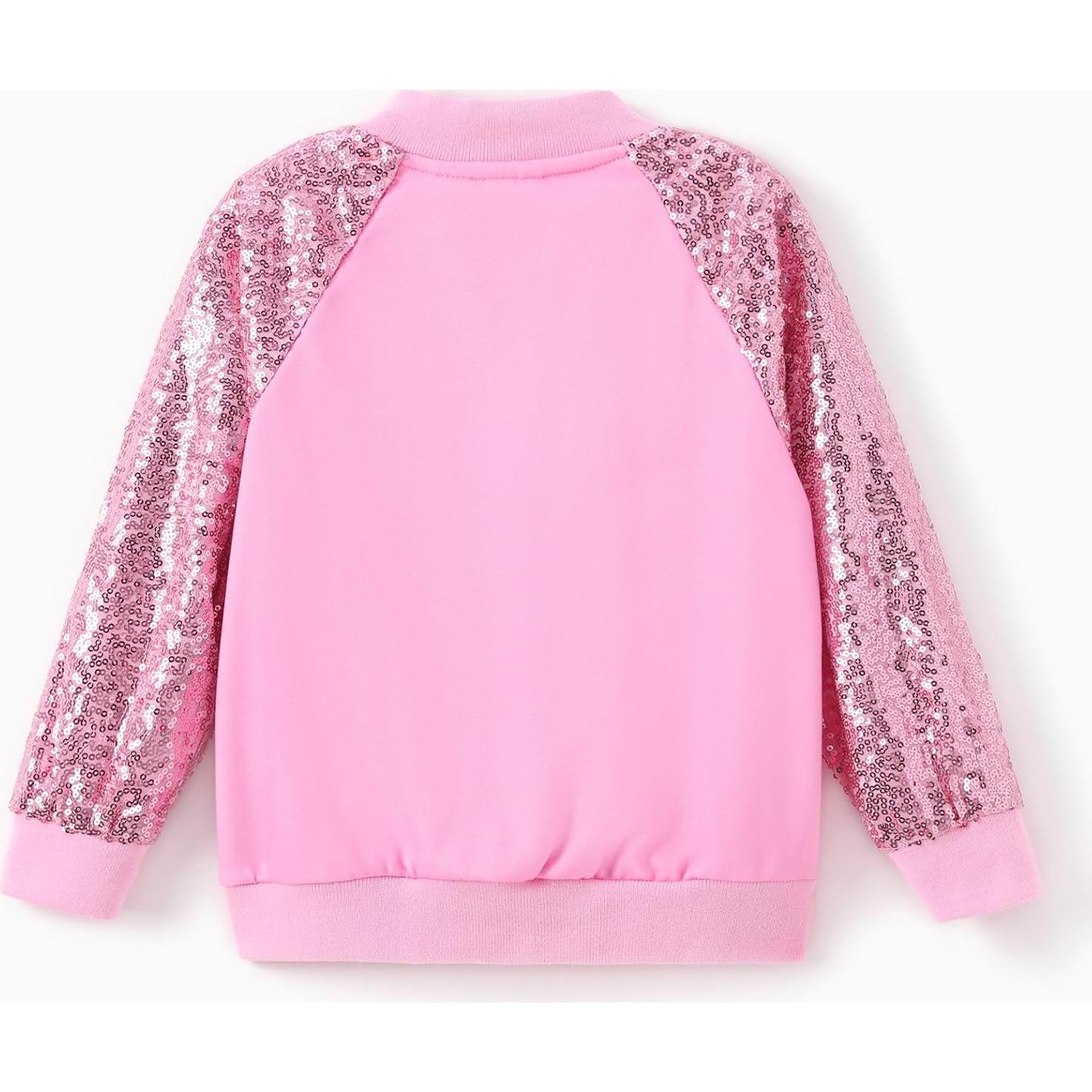 Disney Minnie Mickey Stitch Princess Frozen Elsa Jacket Lightweight Classic Zip up Color Block Sweatshirt Sizes 2-14 Years