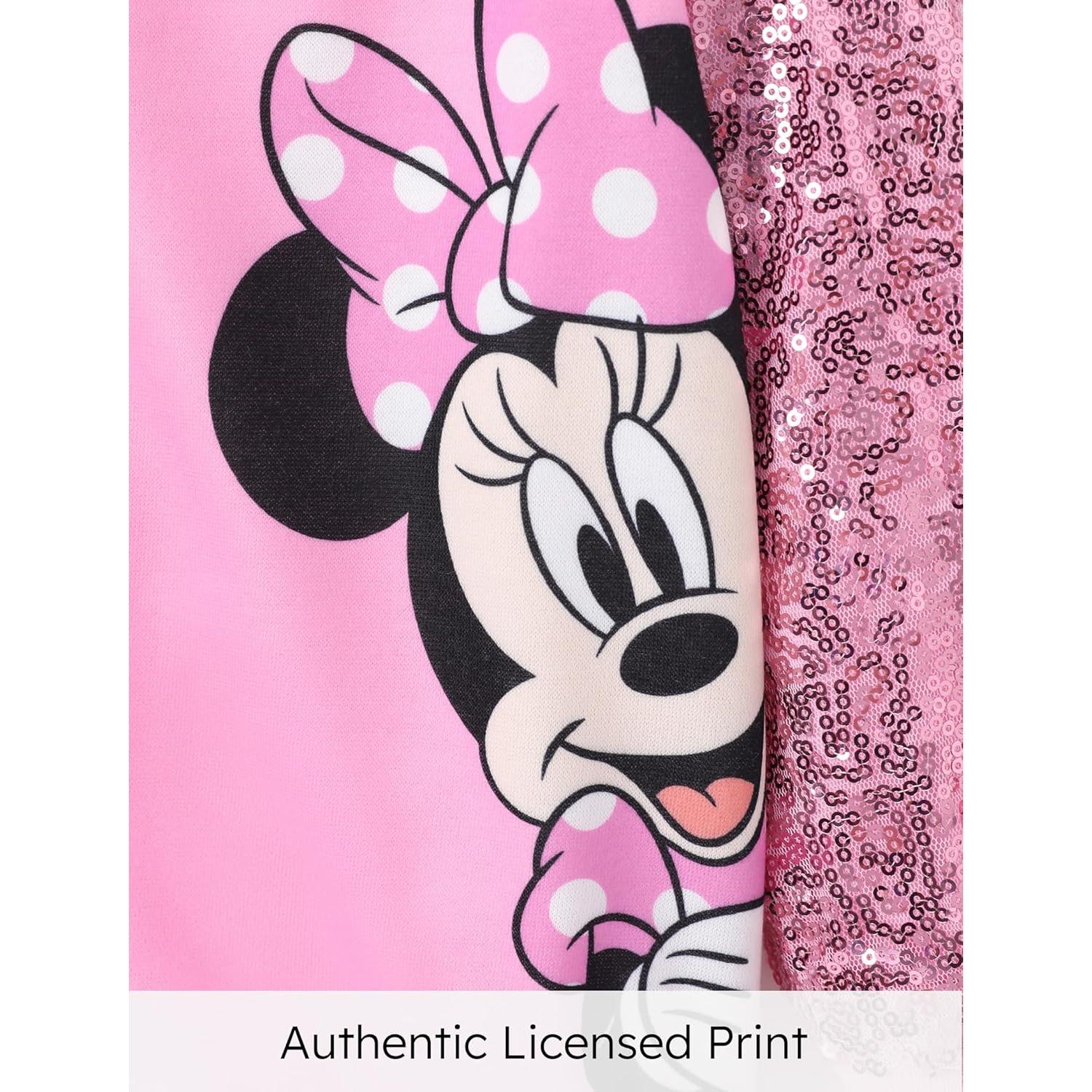 Disney Minnie Mickey Stitch Princess Frozen Elsa Jacket Lightweight Classic Zip up Color Block Sweatshirt Sizes 2-14 Years