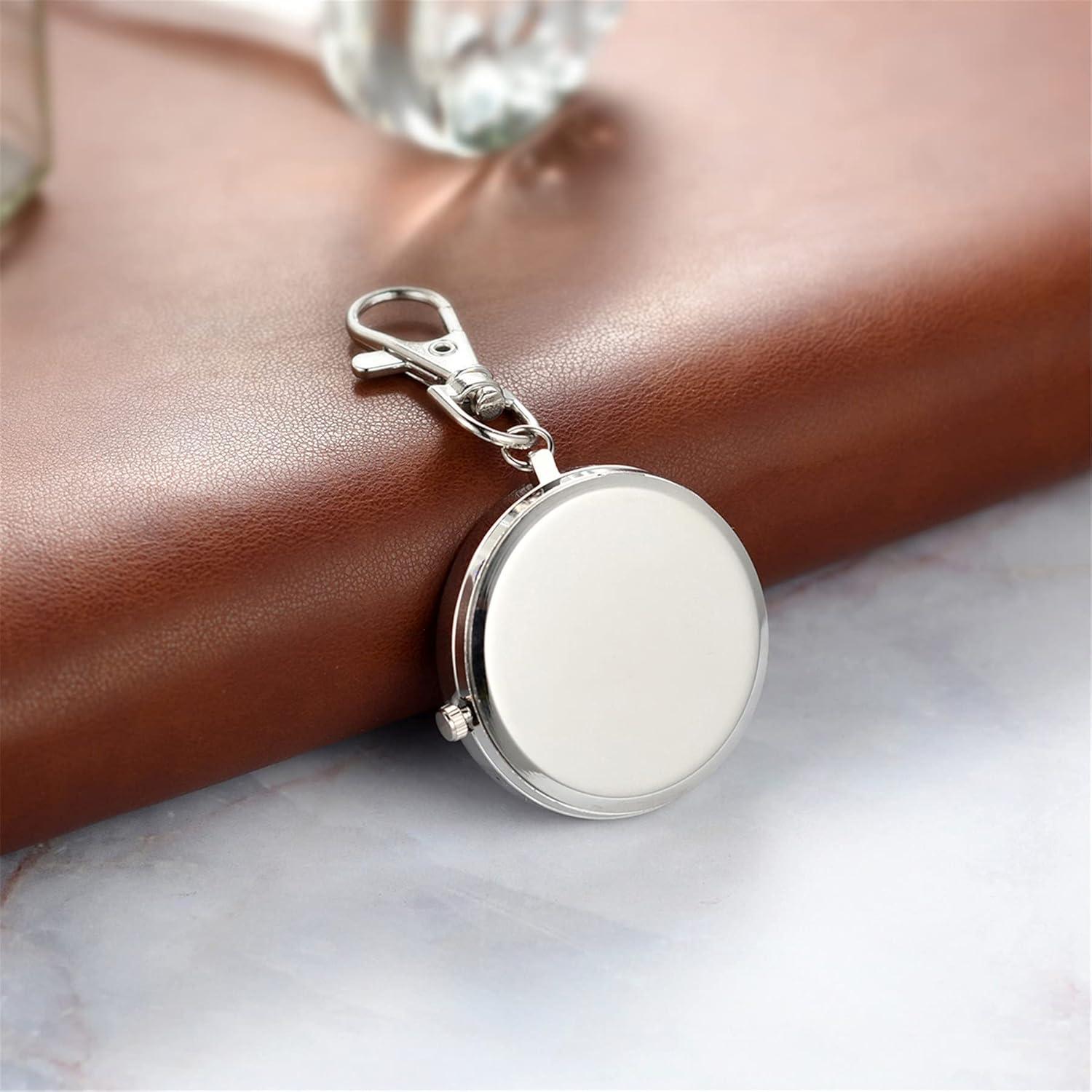 Reloj de Llavero JewelryWe con Rhinestones y Clip