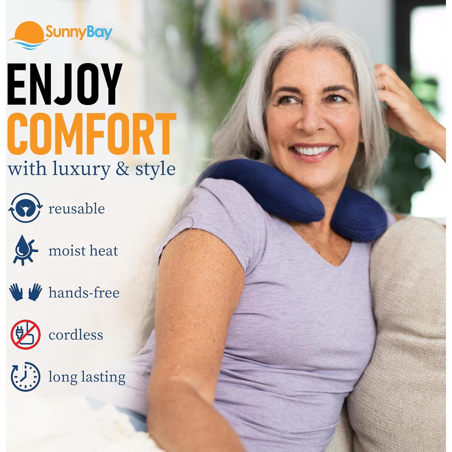 Almohadilla Térmica para Cuello SunnyBay 30x30 cm con Semillas