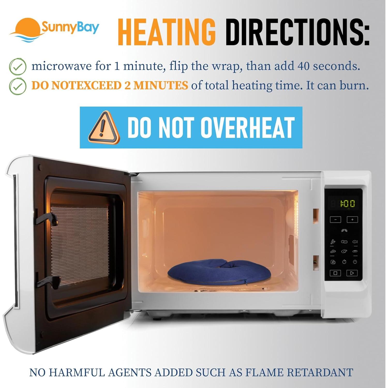 Almohadilla Térmica para Cuello SunnyBay 30x30 cm con Semillas