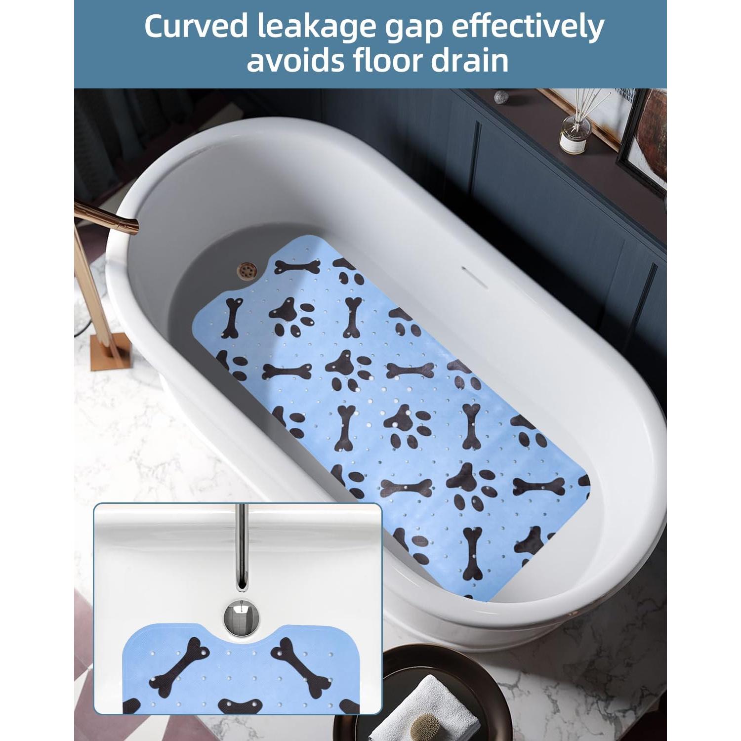 Alfombra Antideslizante para Baño de Perro LynxLink 100x40 cm Azul