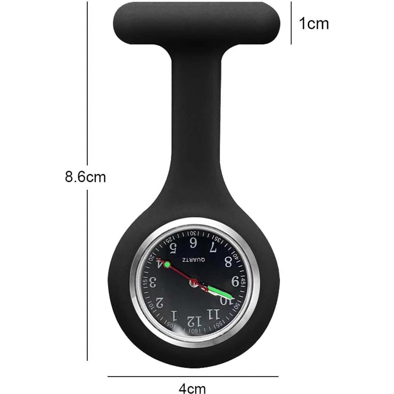 Juego de 3 Relojes Fob Alladaga para Enfermera Silicona