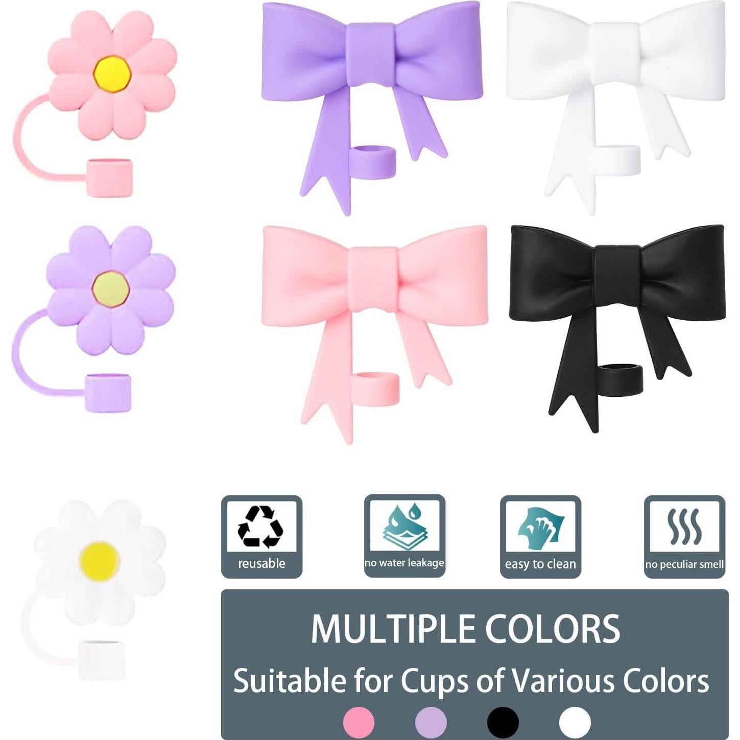 Accesorios para Taza Stanley Mdscve 10 Piezas Silicona Púrpura