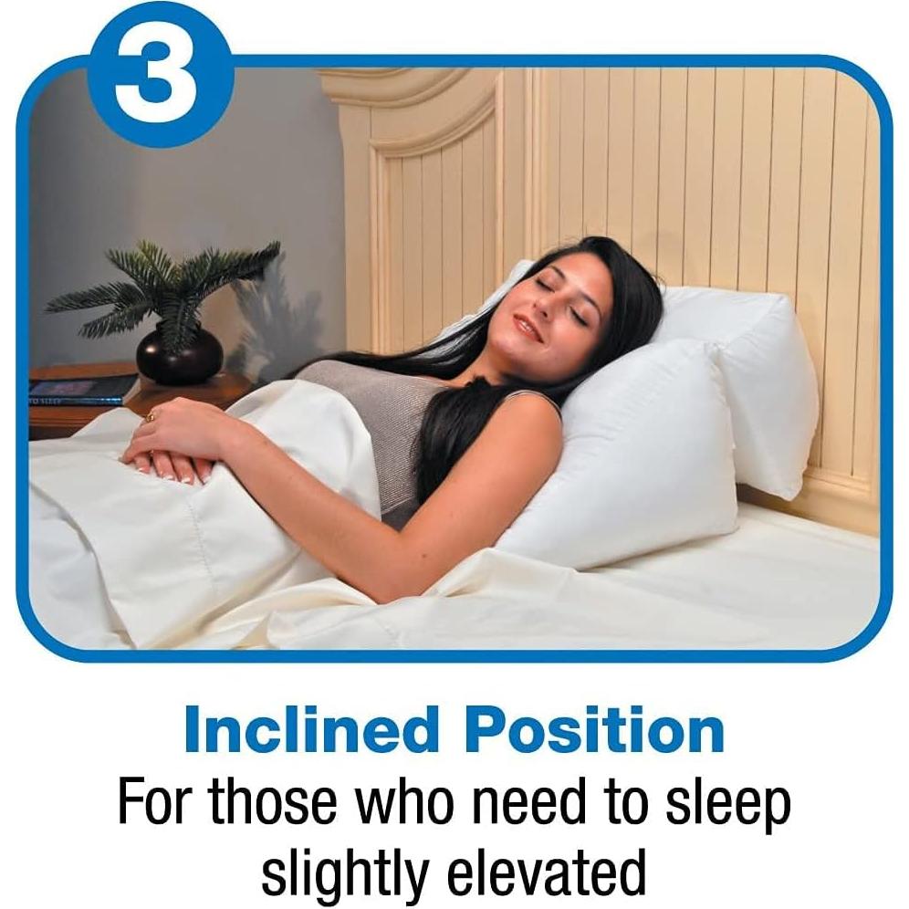 Almohada Invertida Contour 51 cm Cuña Suave para Descanso