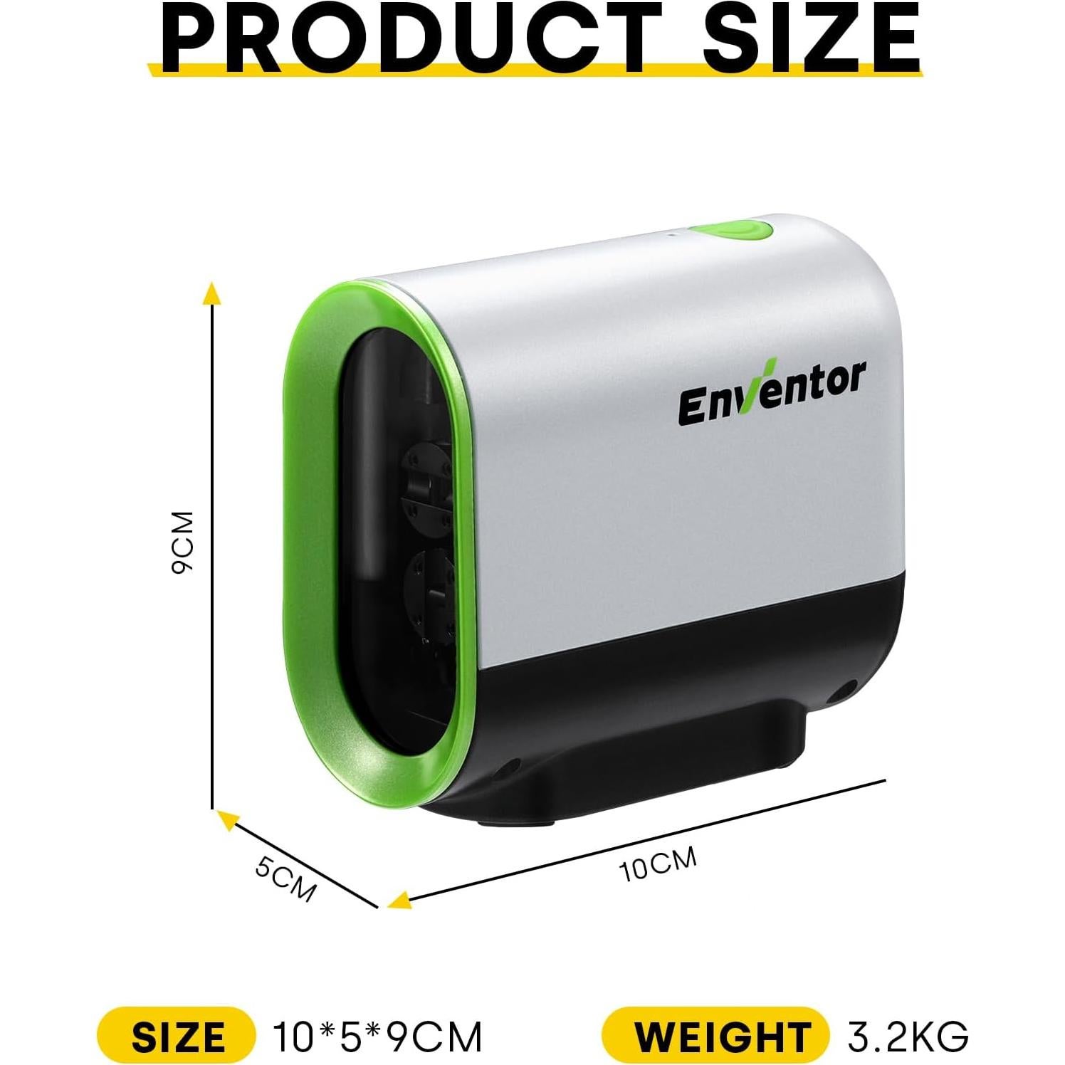 Nivel Láser Verde Enventor 50m Recargable USB Auto Nivelación