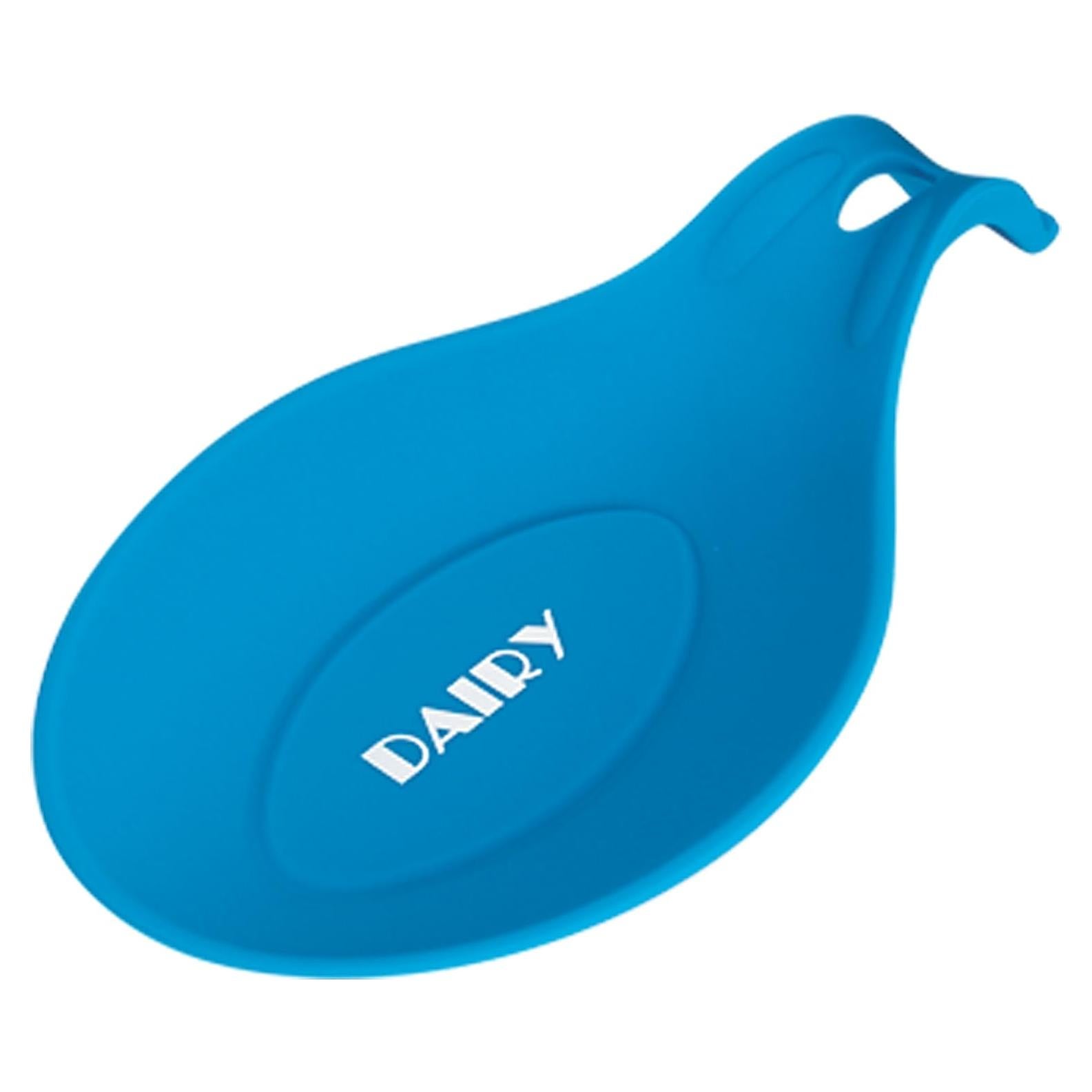 Soporte de Cuchara de Silicona Azul The Kosher Cook - Resistente al Calor