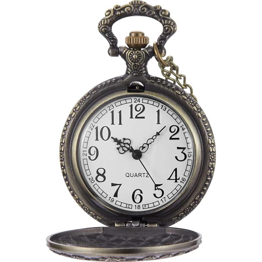 Reloj de bolsillo Tiong de cuarzo con diseño Nostalgia