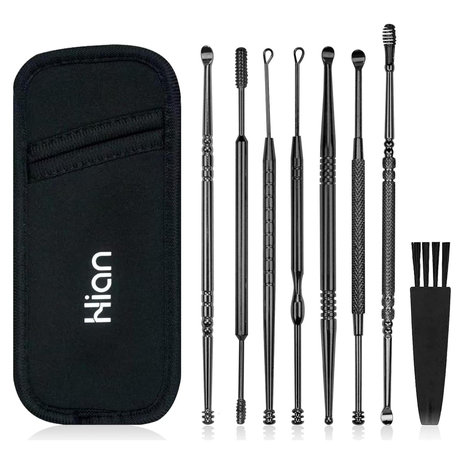 Kit de Eliminación de Cerumen Hion 8 Piezas Acero Inoxidable