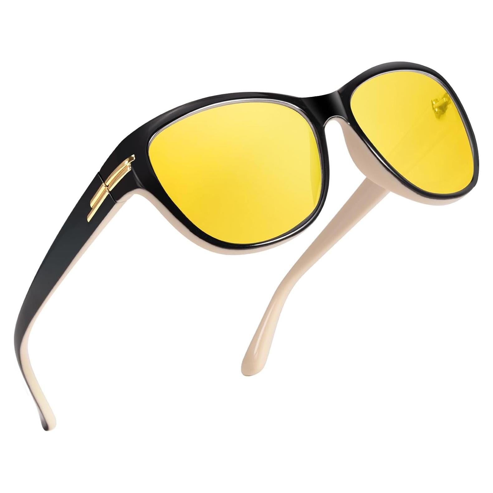 Gafas de Conducción Nocturna TJUTR Polarizadas Amarillas