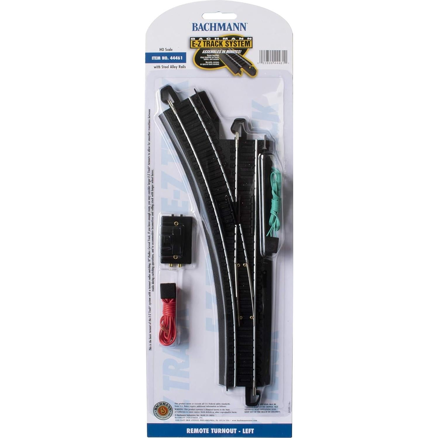 Desvío Remoto Bachmann E-Z Track Izquierdo Escala HO
