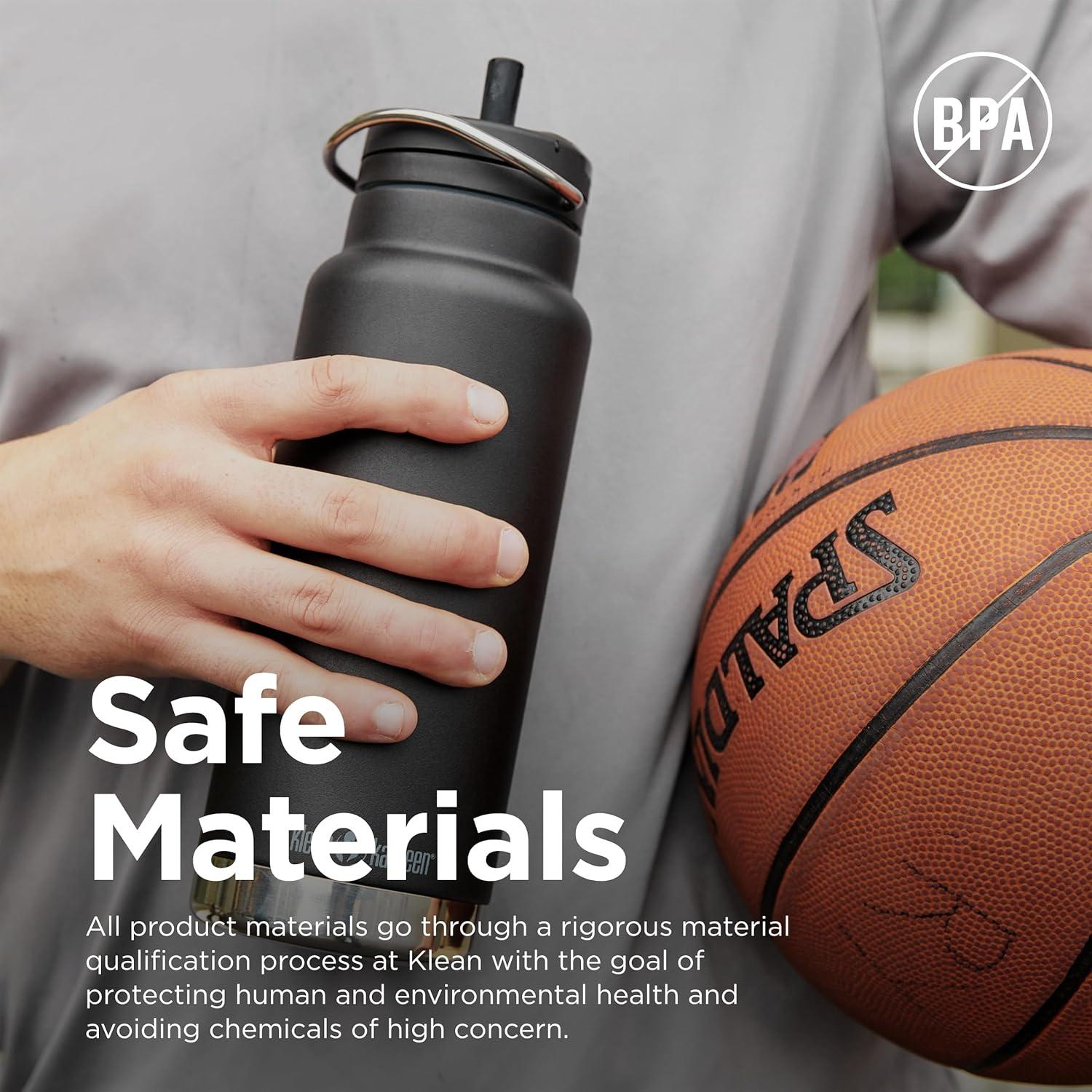 Botella de Agua Aislada Klean Kanteen TKWide 0.95L Negra