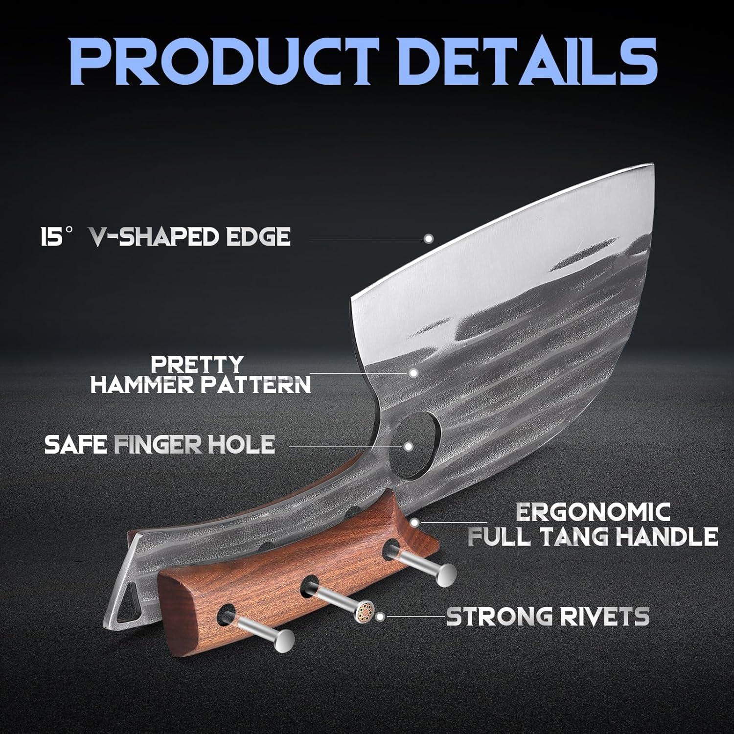 Cuchillo de Chef Serbio ROCOCO 15.7 cm Acero Alto Carbono