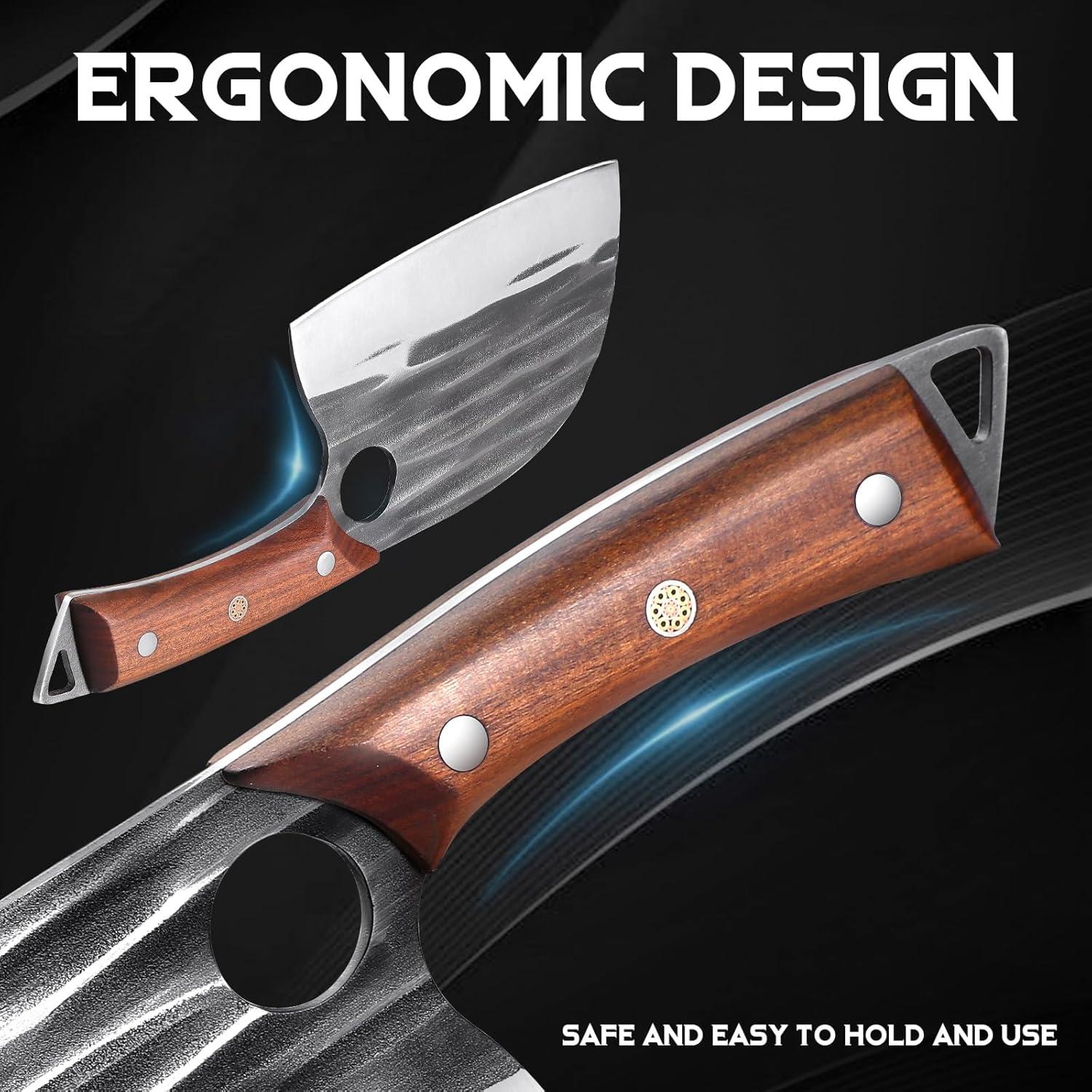 Cuchillo de Chef Serbio ROCOCO 15.7 cm Acero Alto Carbono