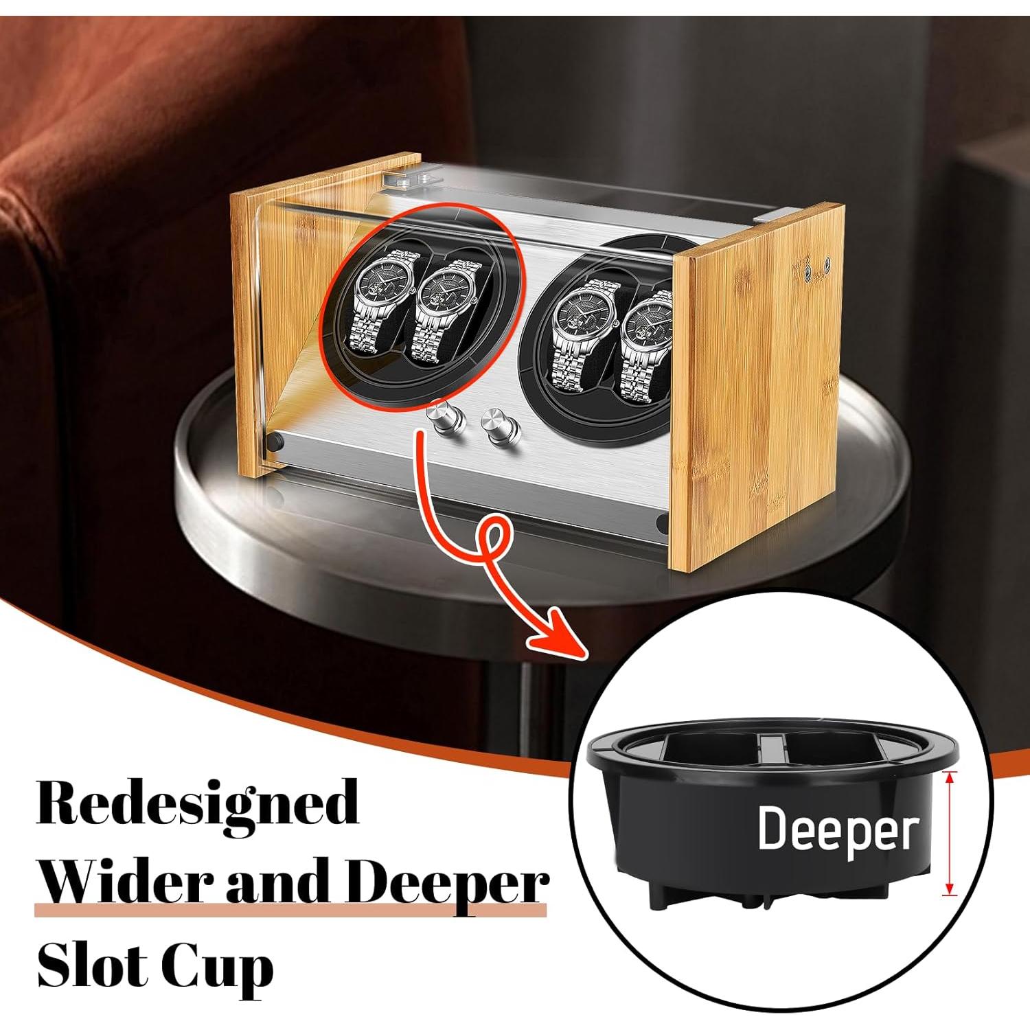 Cajón de Relojes Automáticos Watch Winder Smith 4 Relojes