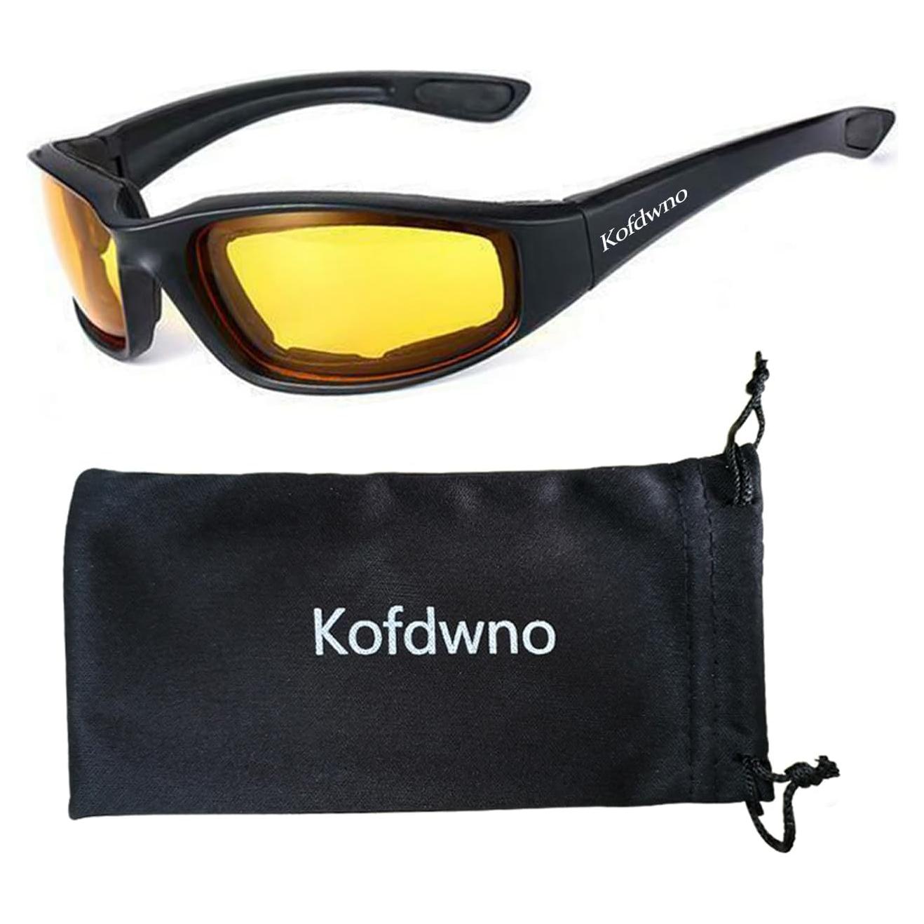 Gafas de Motocicleta Allhave ALL S16 Lente Amarillo UV