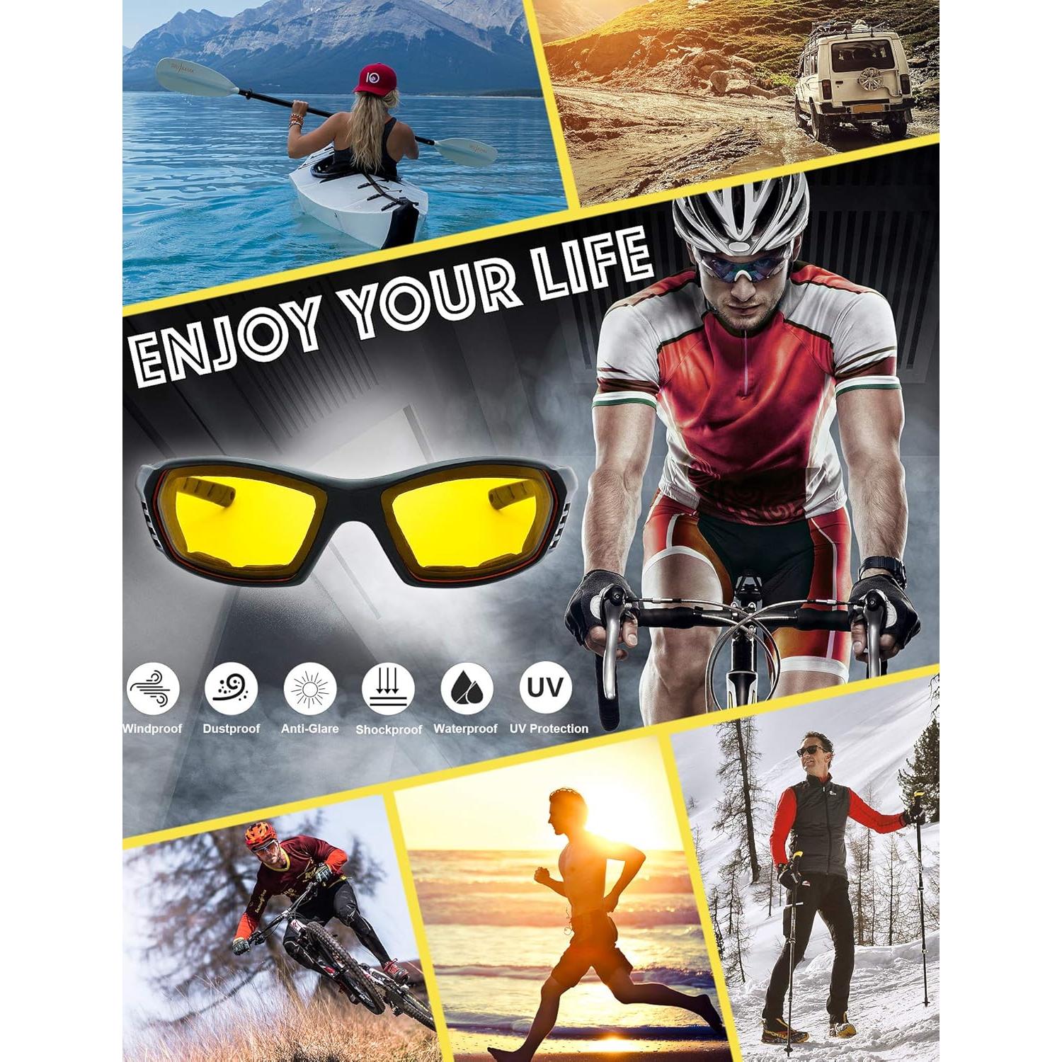 Gafas de Motocicleta The Fresh FR13 Polarizadas UV 100%