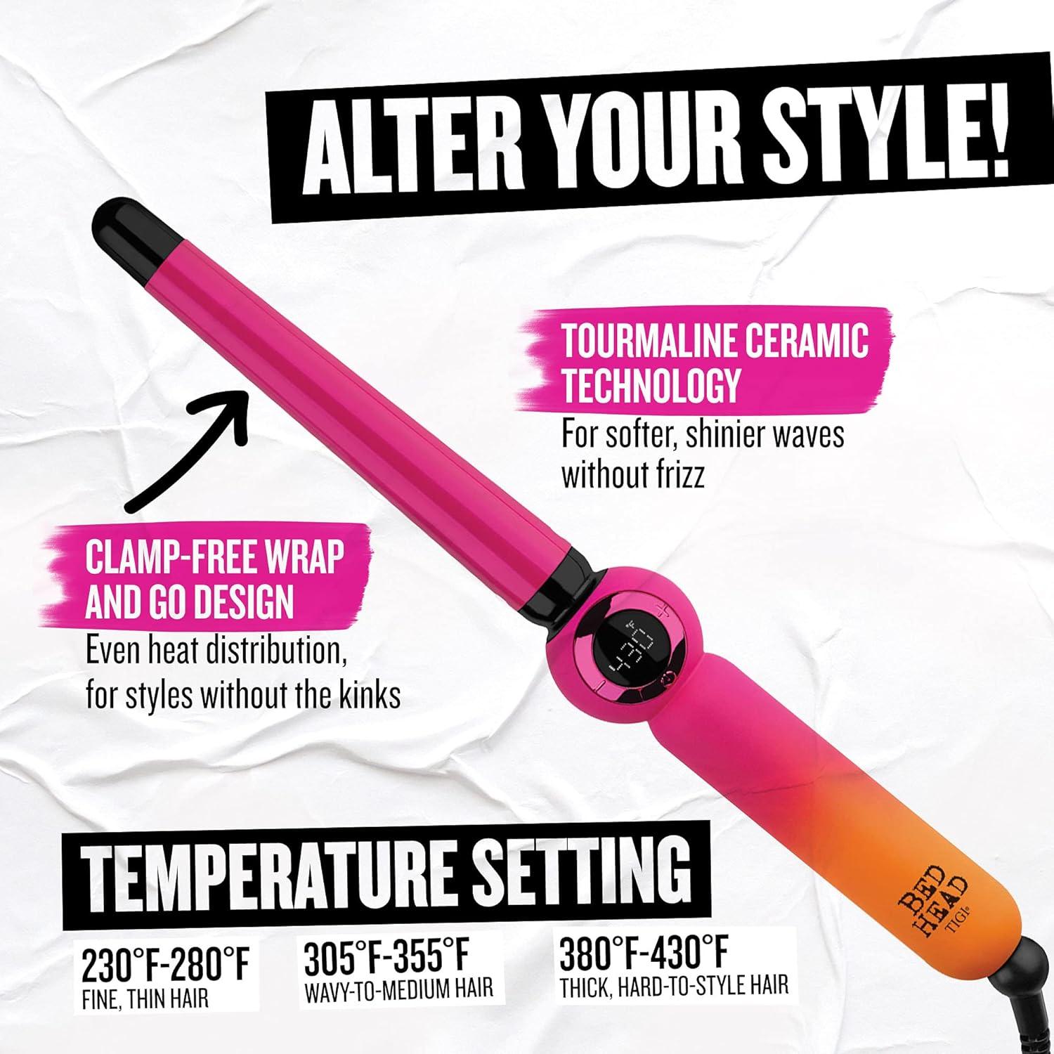 Varita de Rizado Digital Bed Head Rock N' Waver 0.75-1"