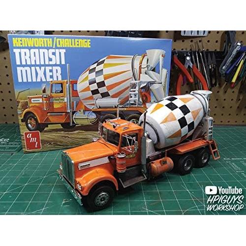 Modelo a Escala 1:25 Camión Mezclador Kenworth AMT1215