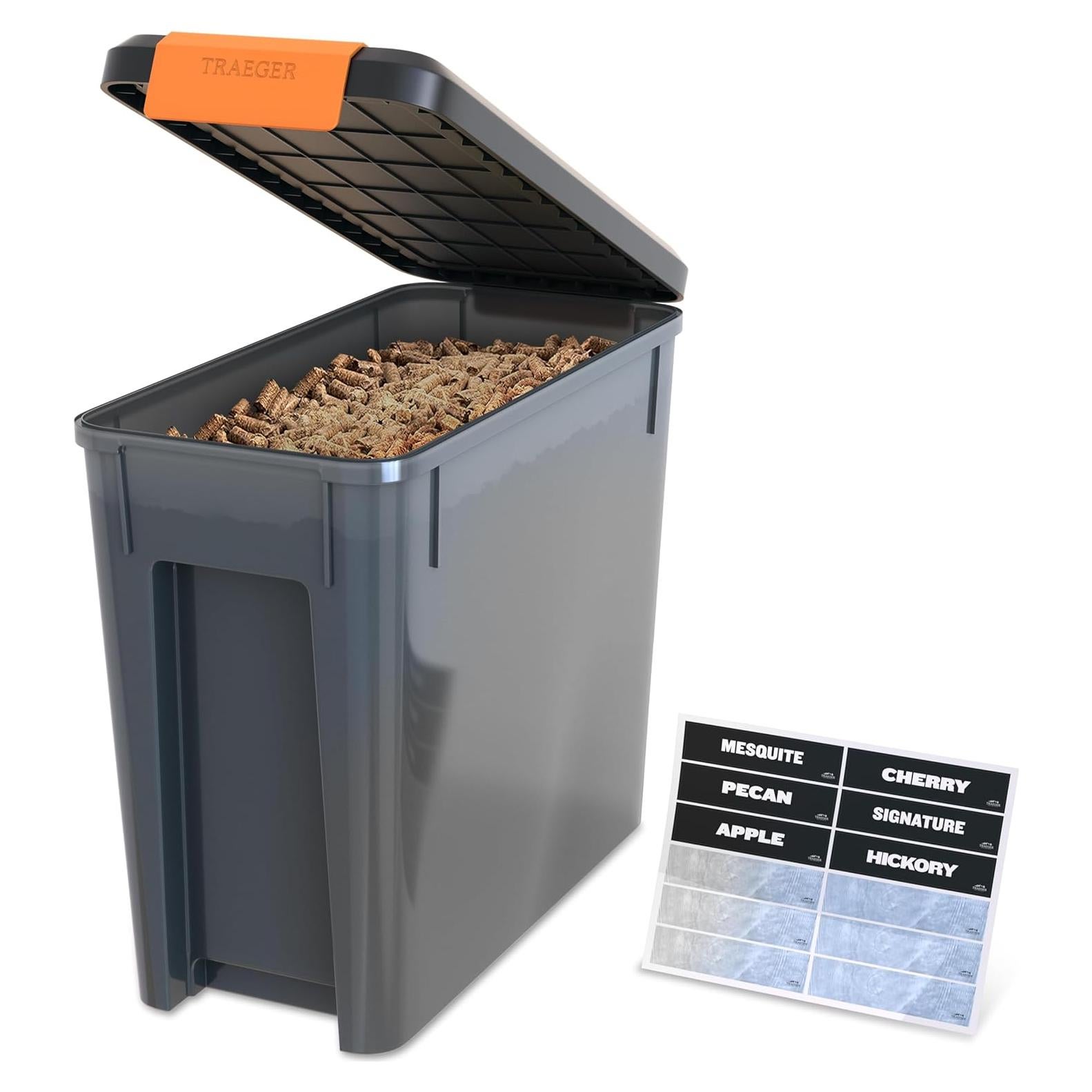 Bin de Almacenamiento de Pellets Traeger BAC637 10kg Apilable