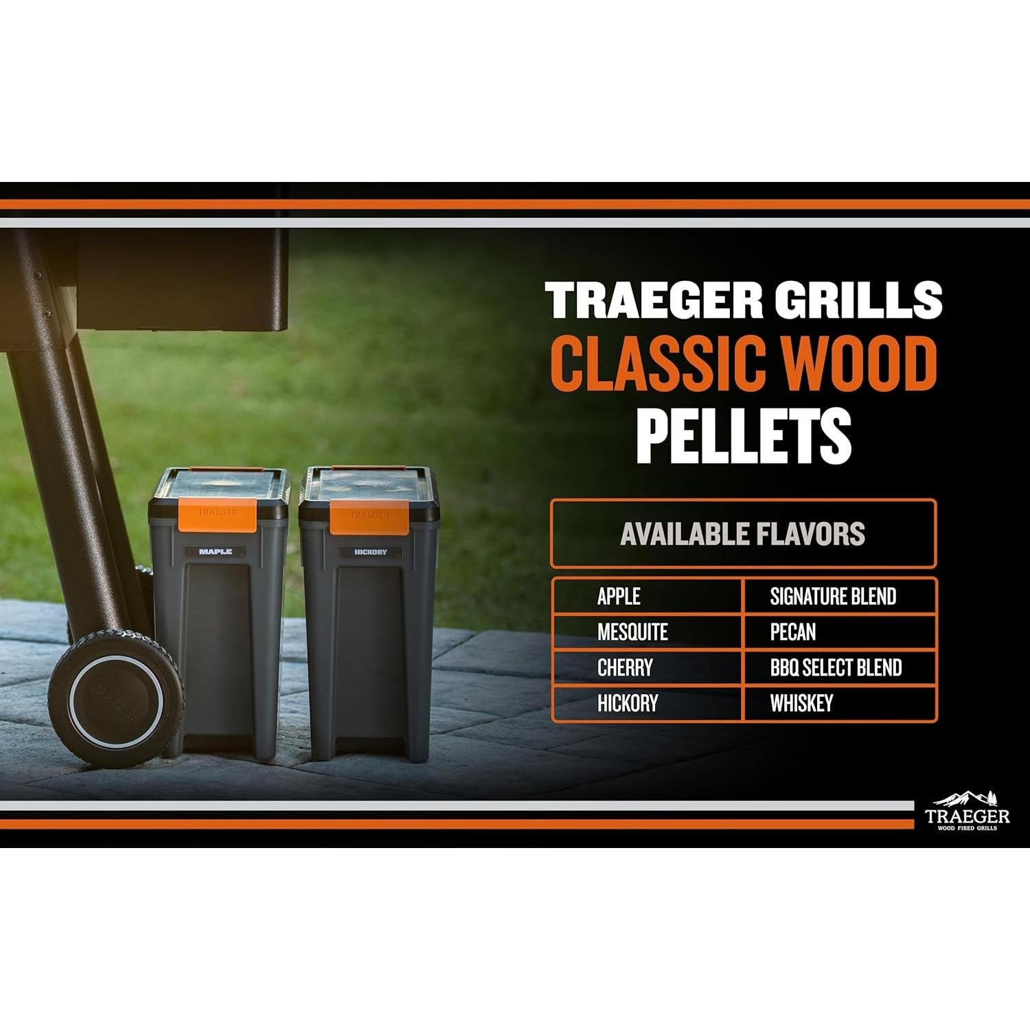 Bin de Almacenamiento de Pellets Traeger BAC637 10kg Apilable