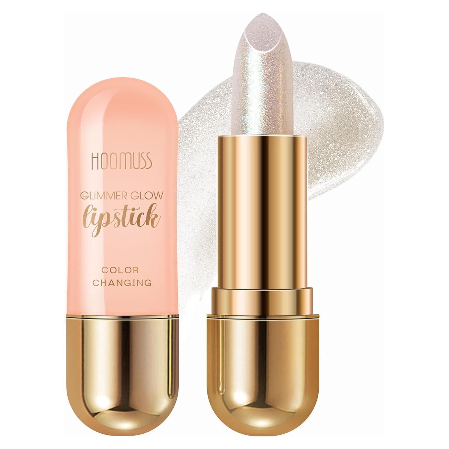 Bálsamo Labial Brillante HOOMUSS Tono Perla Hidratante 28g