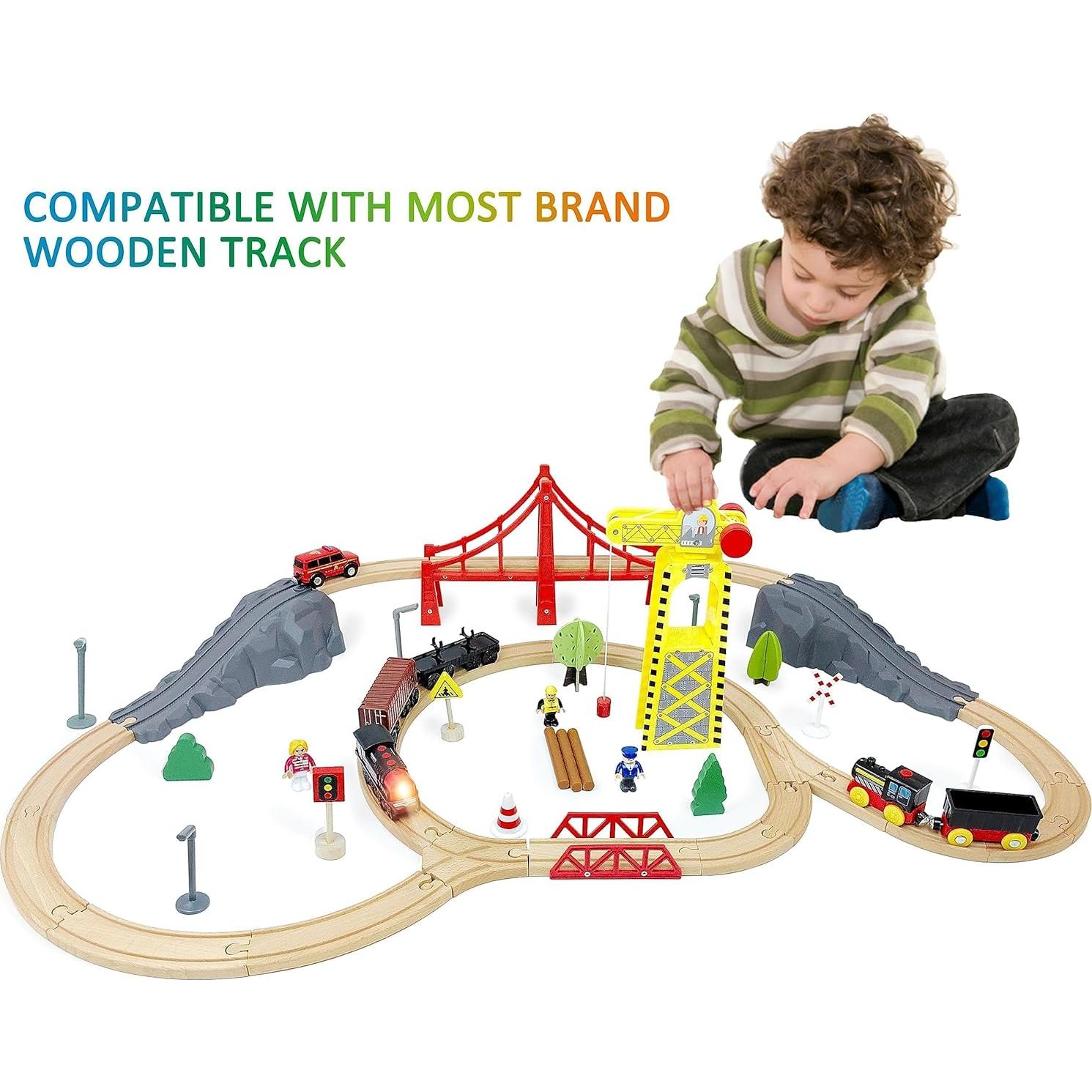 Tren Motorizado May & Z 3 Piezas para Niños 3+ Años