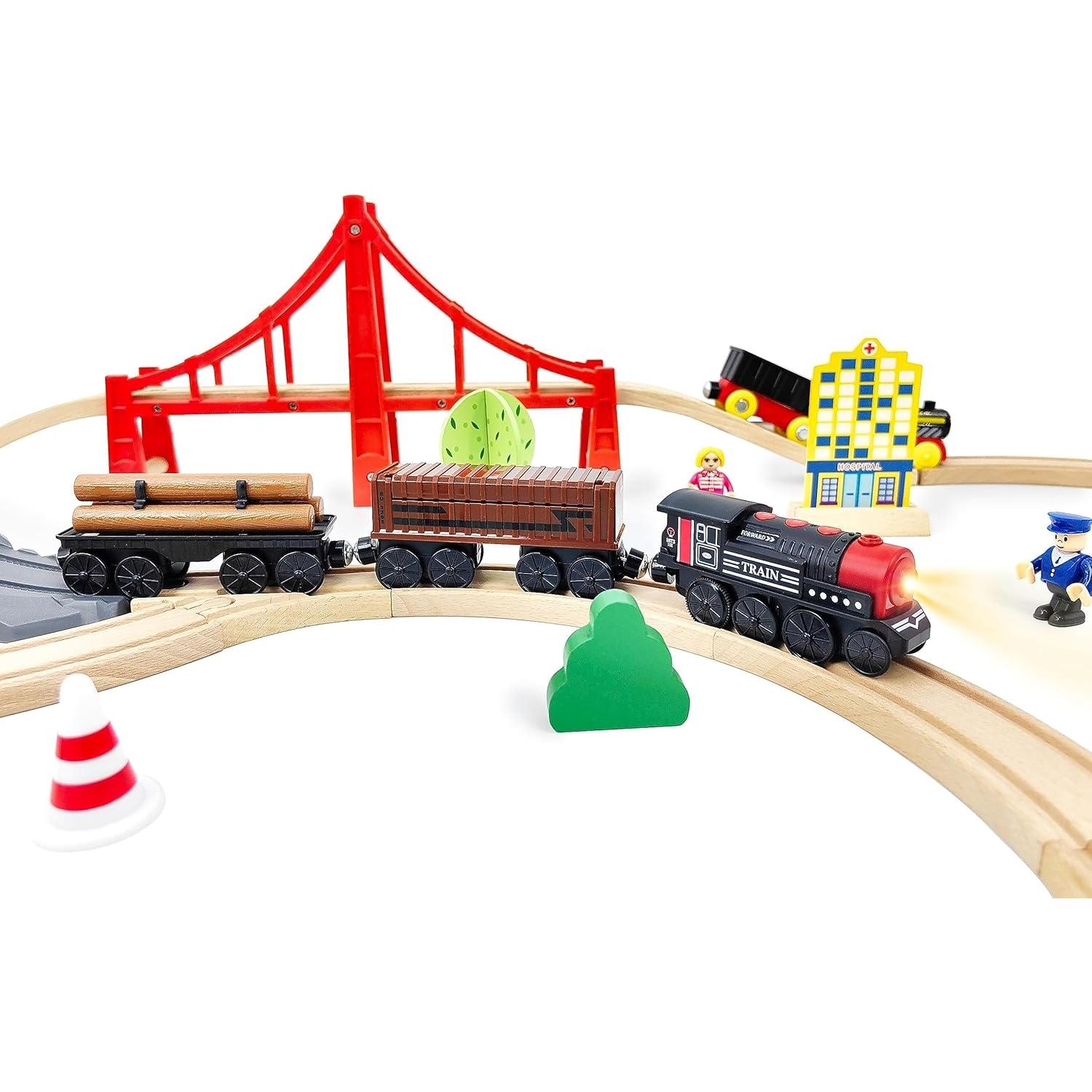 Tren Motorizado May & Z 3 Piezas para Niños 3+ Años