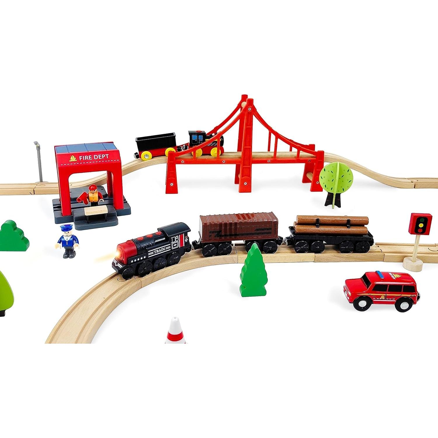 Tren Motorizado May & Z 3 Piezas para Niños 3+ Años