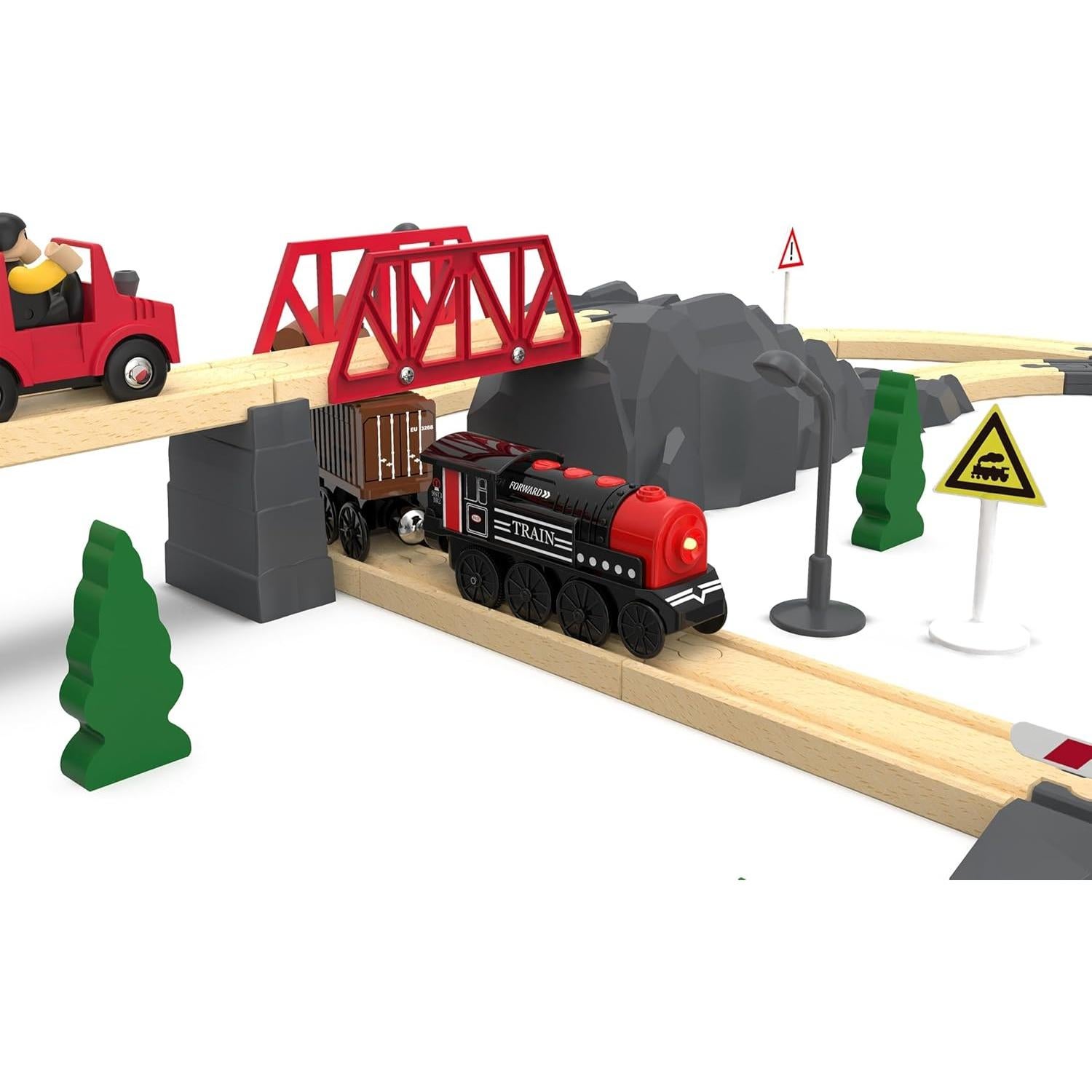 Tren Motorizado May & Z 3 Piezas para Niños 3+ Años