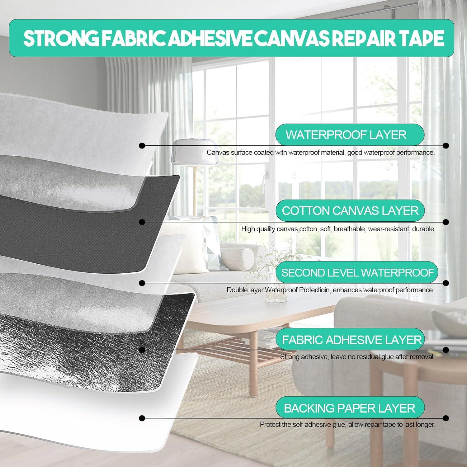 Cinta de Reparación de Lona Autrends 10 cm x 178 cm Impermeable