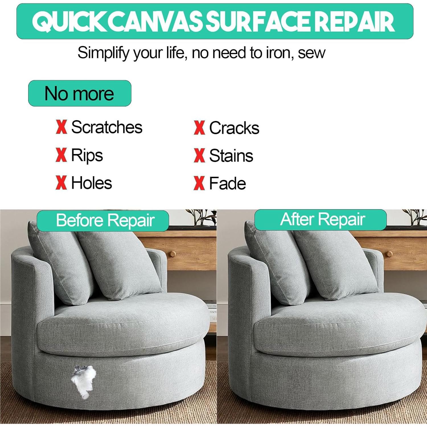 Cinta de Reparación de Lona Autrends 10 cm x 178 cm Impermeable