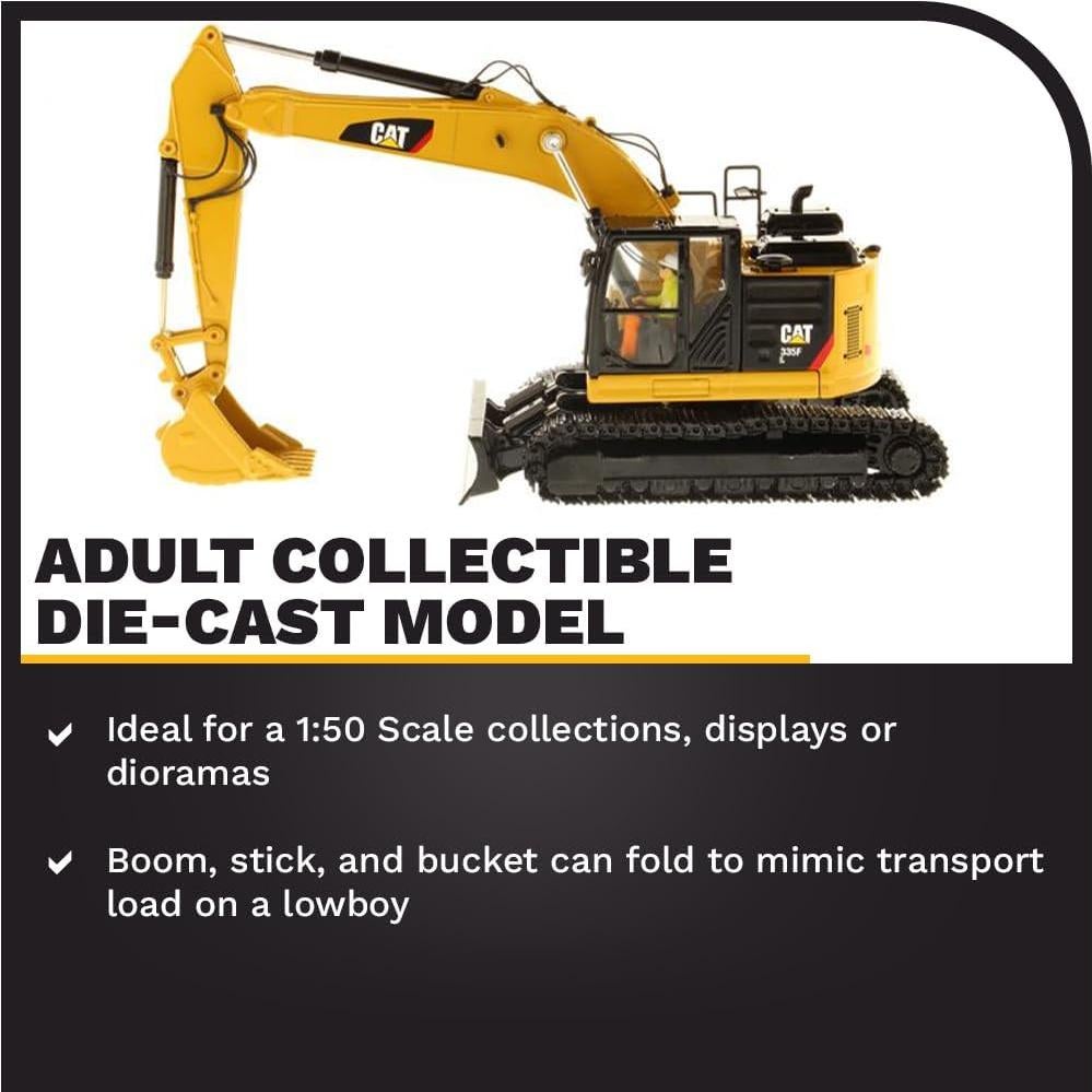 Excavadora Hidráulica Caterpillar 335F L Diecast Masters 1:50
