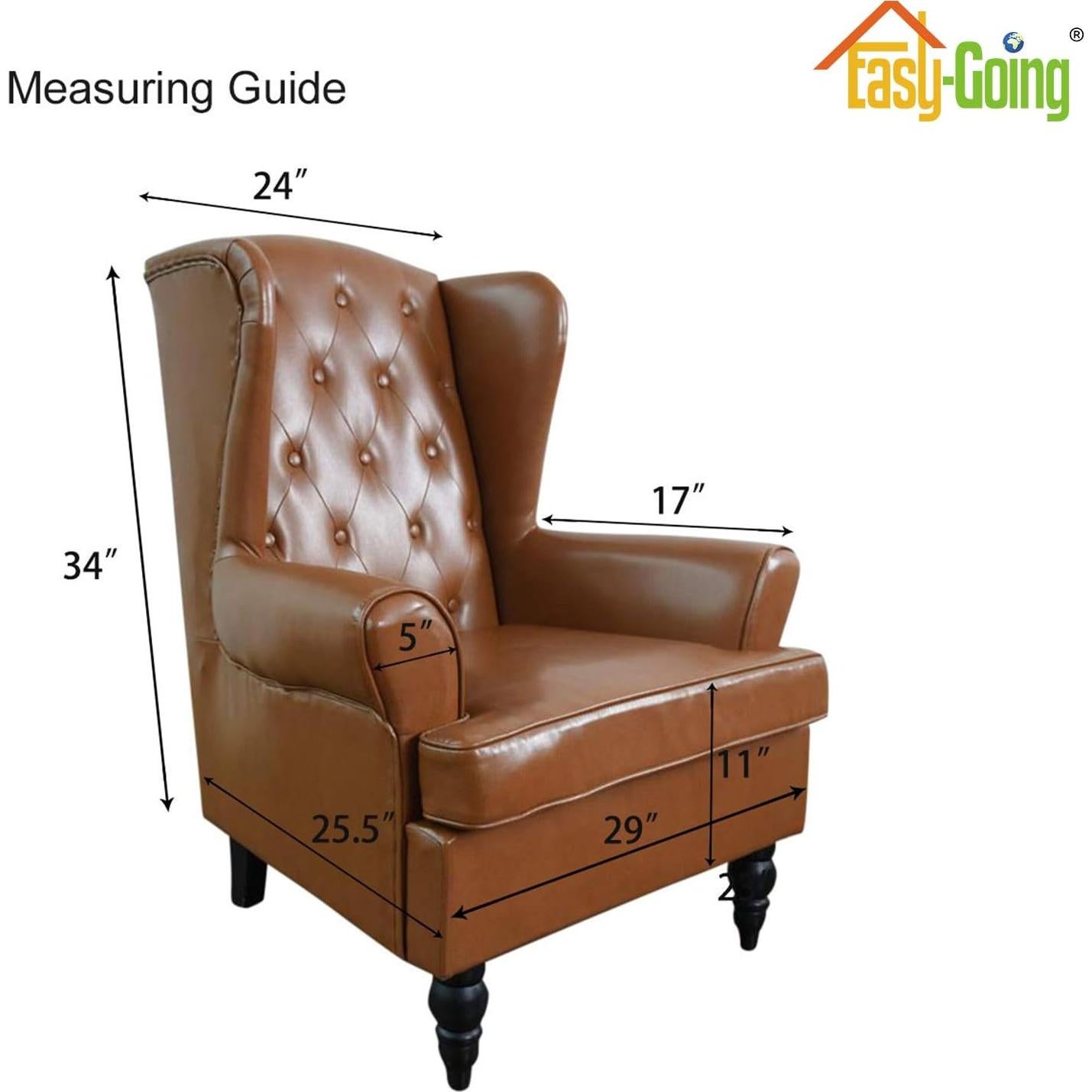 Funda de Sofá Easy-Going Rosa Ceniza para Sillón con Alas