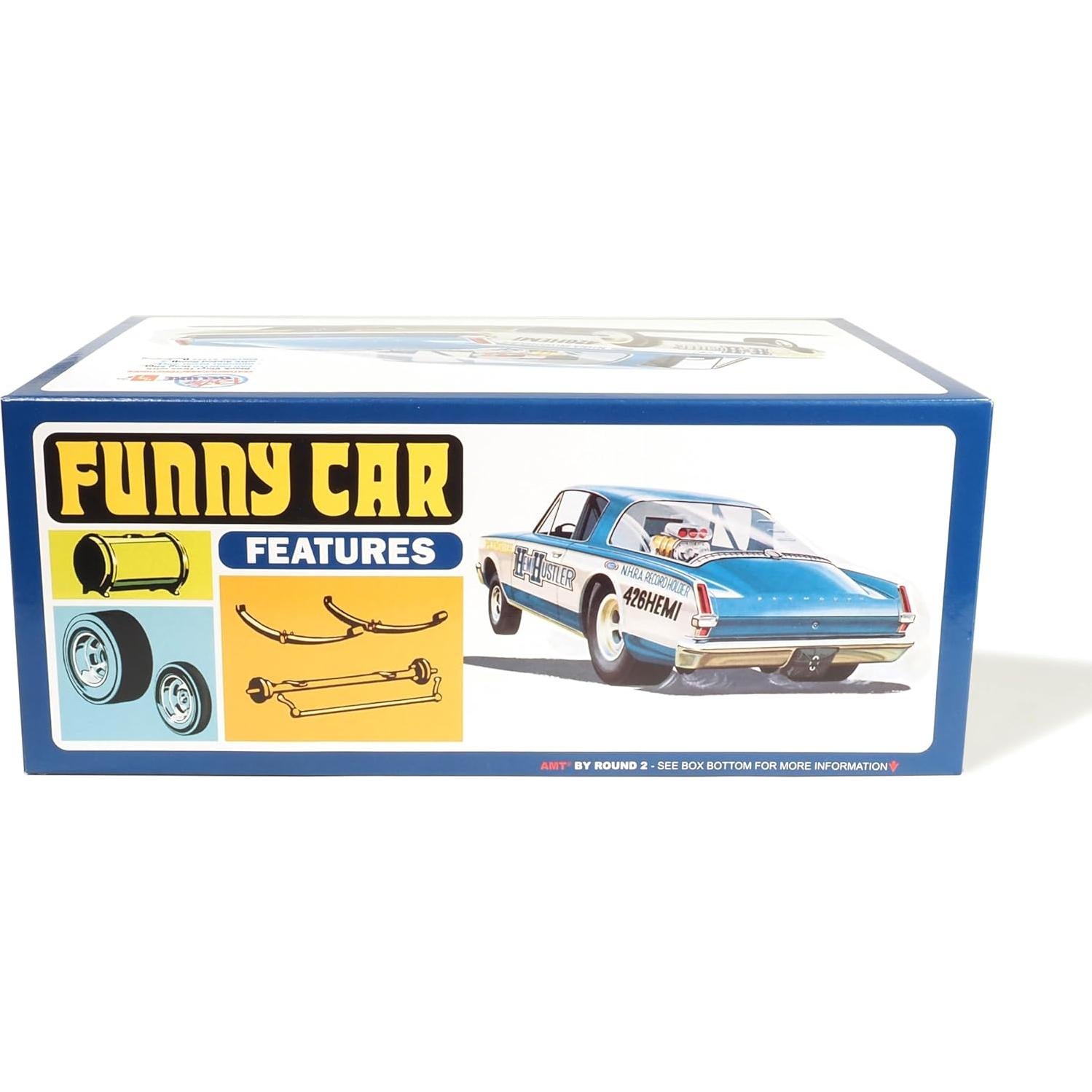 Modelo a Escala 1:25 AMT Plymouth Barracuda Hemi Hustler