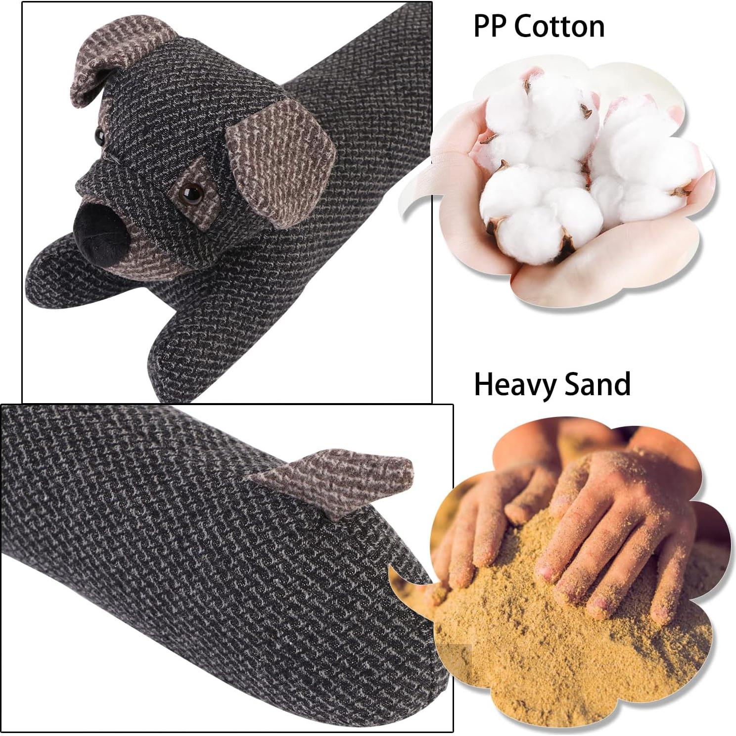 Tope de puerta decorativo perro CERAYOU 86x11x11cm gris