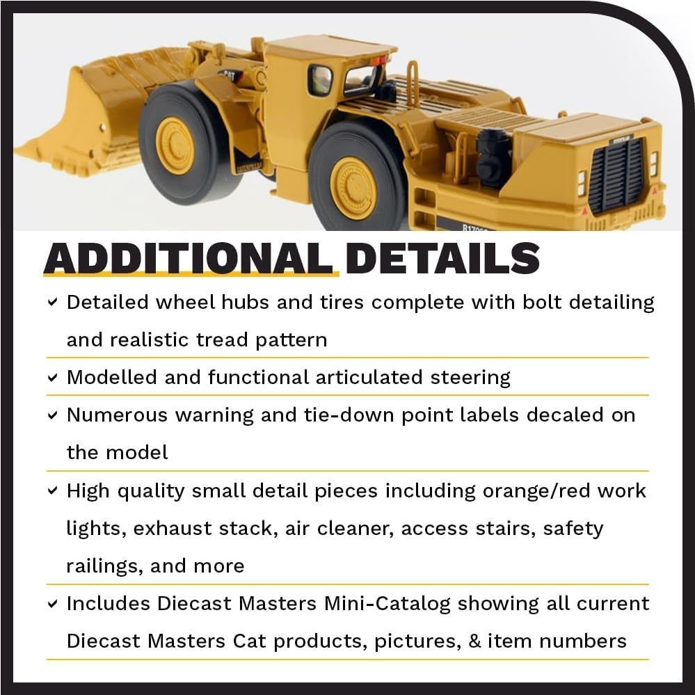 Cargador Caterpillar R1700G LHD Diecast Masters 1:50
