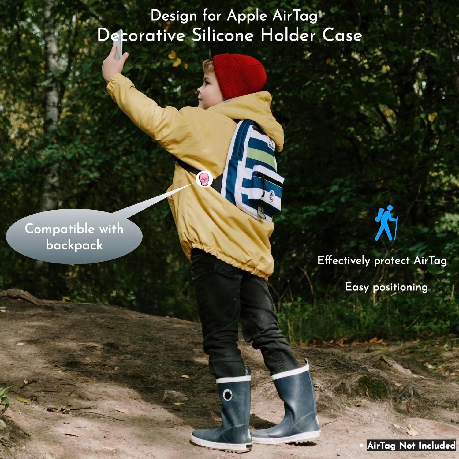 Funda de Etiqueta ALYBSOO 2 Pack Astronautas para Apple Tag