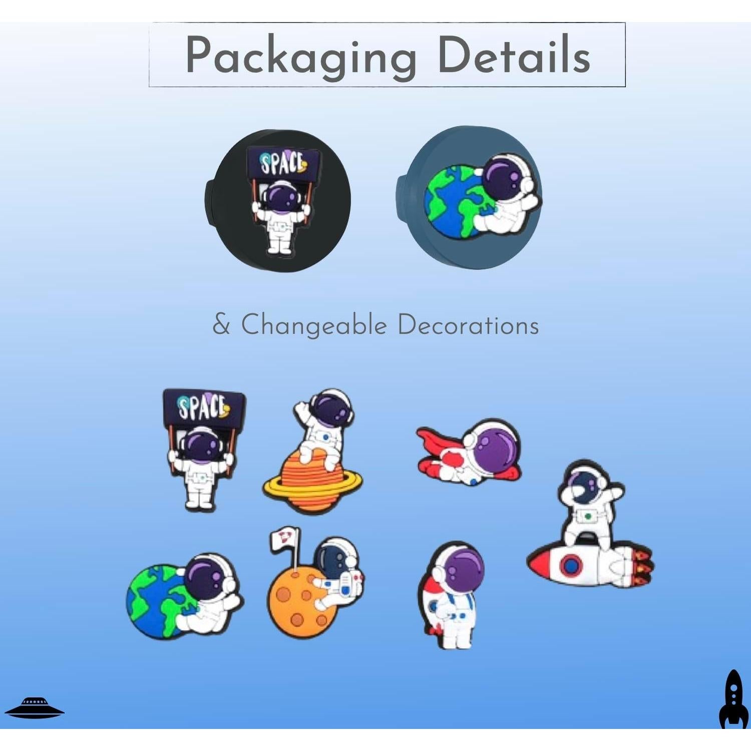 Funda de Etiqueta ALYBSOO 2 Pack Astronautas para Apple Tag