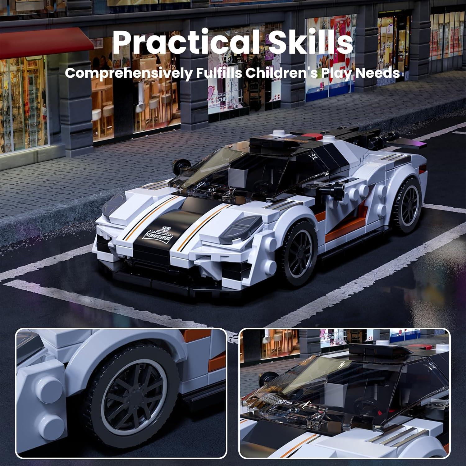 Mould King Kit Coche Deportivo Clásico 27081 394 Piezas