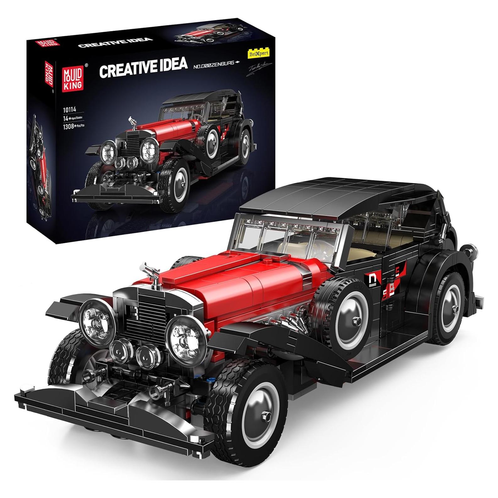 Mould King Coche Clásico 10114 1308 Piezas Juguete Construcción