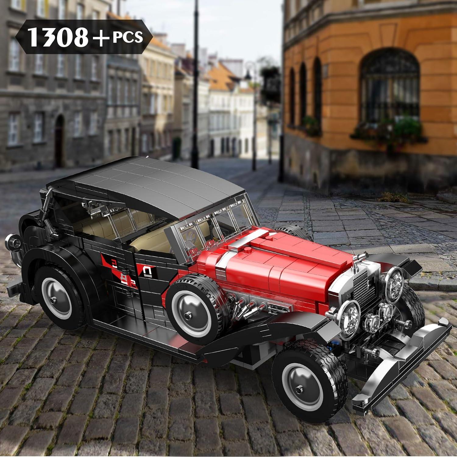 Mould King Coche Clásico 10114 1308 Piezas Juguete Construcción