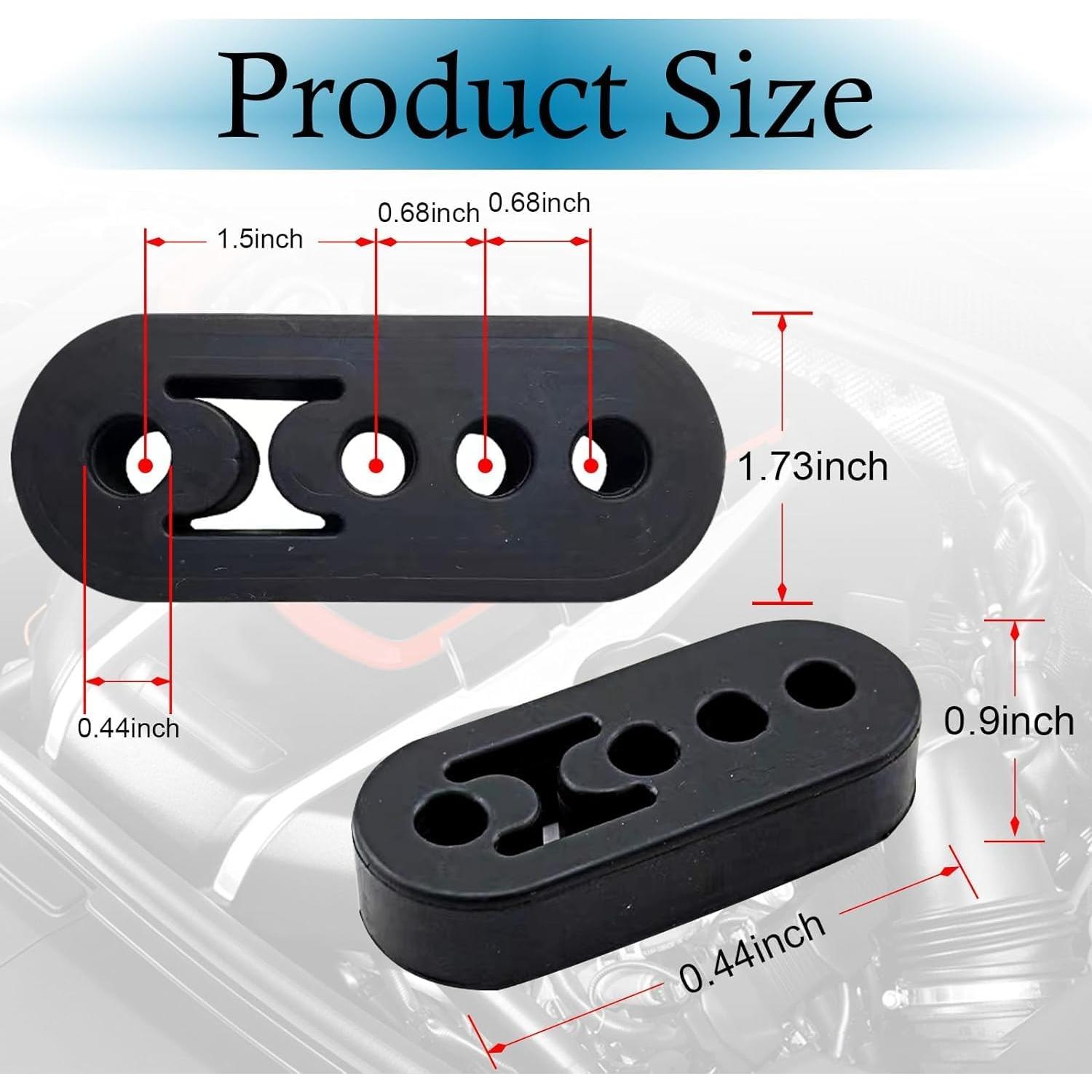 Soporte de Goma para Escape Gunhunt 2 PCS Ajustable Negro