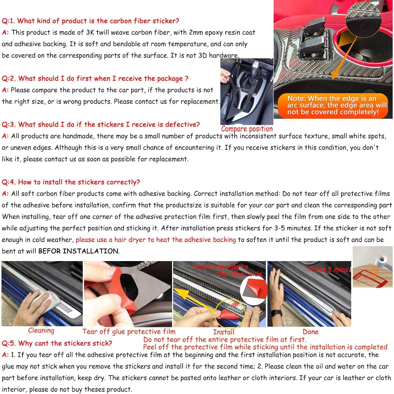 Cubierta de Fibra de Carbono para Cambio Toyota Corolla 2020-2025