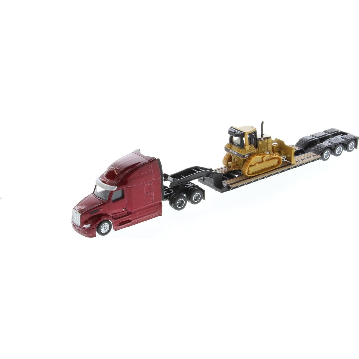 Tractora Tandem Peterbilt 579 UltraLoft 1:87 con Remolque y Bulldozer