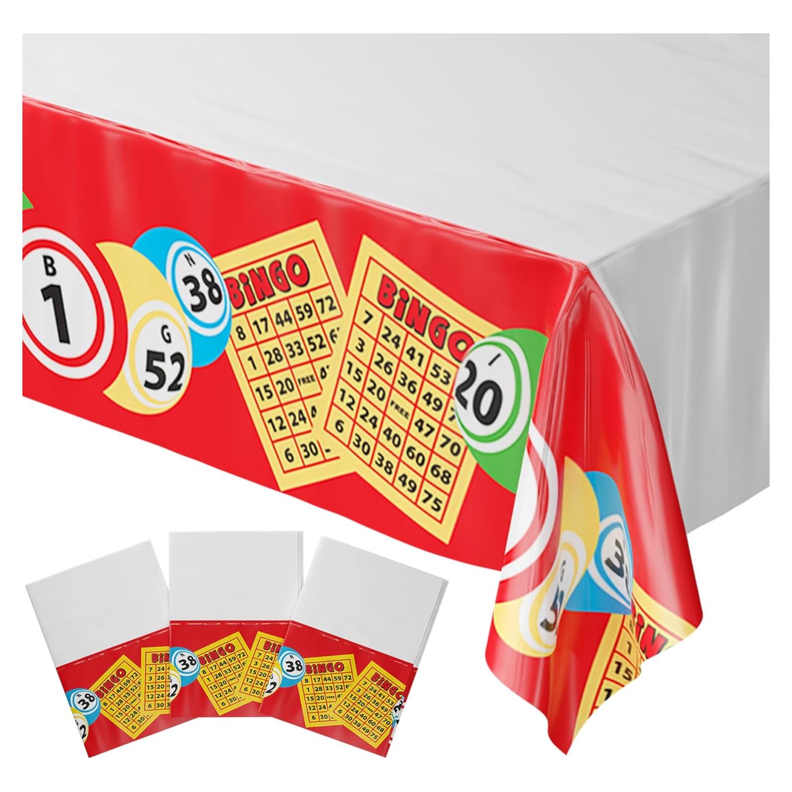 Cubiertas de Mesa de Bingo Blue Orchards - 3 Piezas 137x274cm